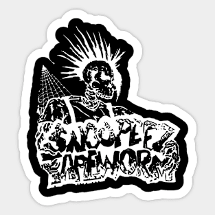 Snoopeez Tapeworm Sticker